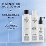 Nioxin System 1 Treatment for Natural Hair with Light Thinning