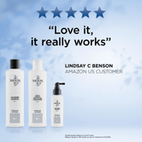 Nioxin System 1 Treatment for Natural Hair with Light Thinning