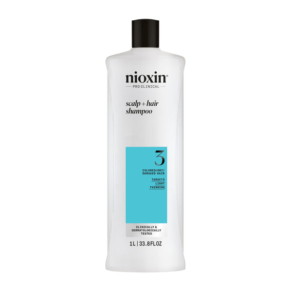 Nioxin System 3 Shampoo - for Colored Hair with Light Thinning