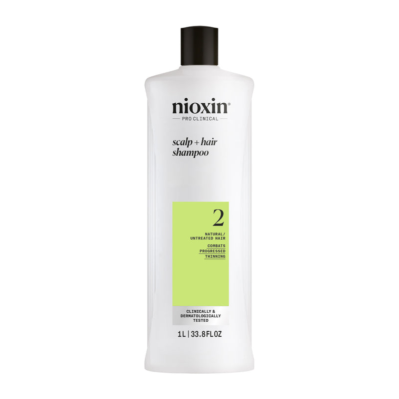 Nioxin System 2 Shampoo - for Natural Hair with Progressed Thinning