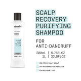 Nioxin Scalp Recovery Anti-Dandruff Medicating Cleanser Shampoo for Itchy Scalp