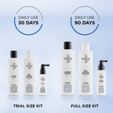 Nioxin System 1 Treatment for Natural Hair with Light Thinning