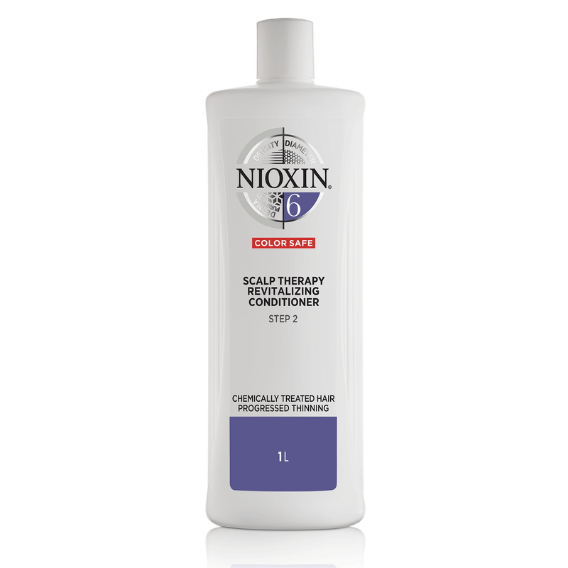 Nioxin System 6 Conditioner - for bleached and chemically treated hair with progressed thinning